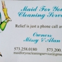 MAID FOR YOU CLEANING SERVICE
