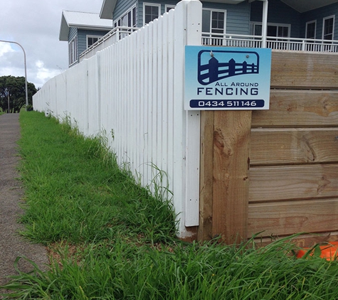 All Around Fencing - Gerringong, NSW. Timber picket fence.