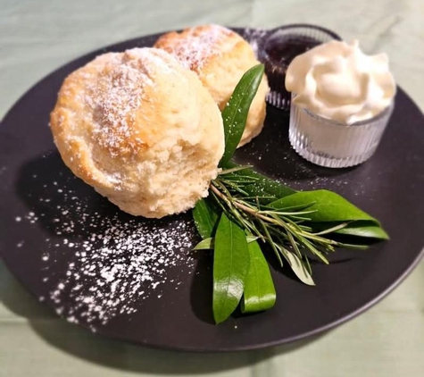 The Olive Estate - Henley Brook, WA. Scones with Jam and cream