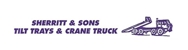 Sherritt & Sons Tilt Tray Crane Trucks & Float Hire Logo