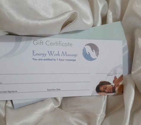 Energy Work Massage - Port Macquarie, NSW