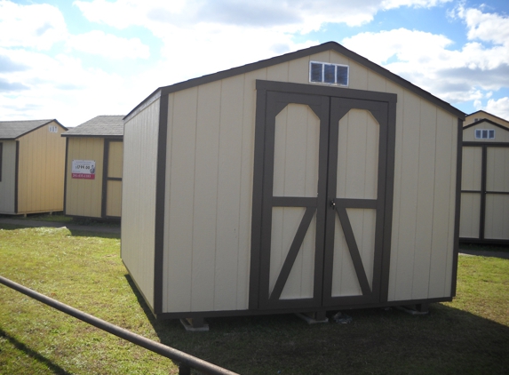 Elenson Buildings - Spring, TX. 10' x 10' gable L/P style