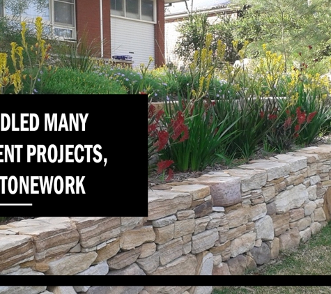 Hayden Cairns Landscapes - Lawson, NSW. We handled many different projects, from stonework.