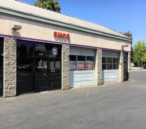 Auto Masters Smog Test Only - Ventura, CA. Front of Shop - Behind Meineke