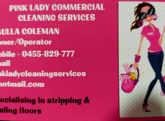 Pink Lady Commercial Cleaning Service - Barney Point, QLD. BUSINESS CONTACT DETAILS