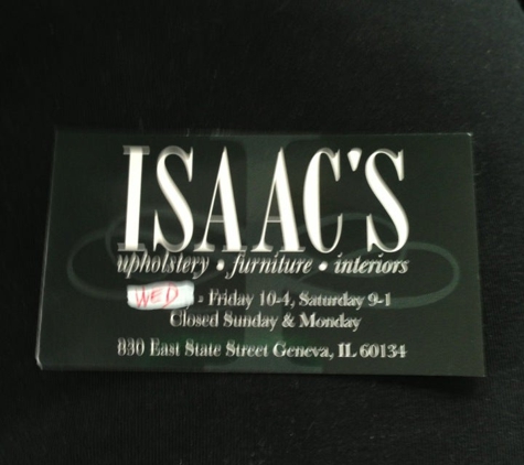 Isaac's Upholstery & Furniture Solutions - Geneva, IL