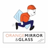 Orange Mirror And Glass