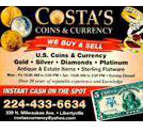 Costa's Coins & Currency - Libertyville, IL