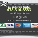 Car Locksmith Decatur - Locks & Locksmiths