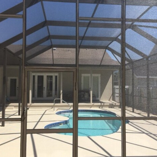 Modern Pool Cage Painting - Sarasota, FL