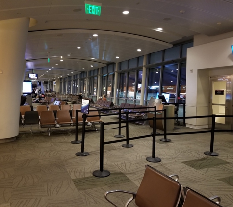 SJC - Norman Y. Mineta San Jose International Airport - San Jose, CA. Boarding gate