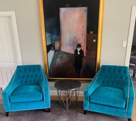 Authentic Upholstery - Bargo, NSW. Button-back Armchairs with Studs