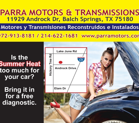 Parra Motors & Transmissions - Balch Springs, TX