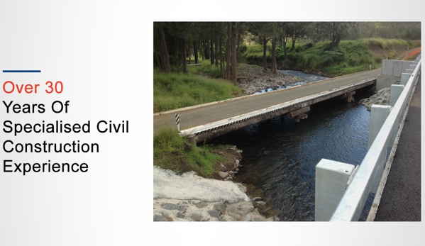 Davbridge Constructions - Ormeau, QLD. Over 30 Years Of Specialised Civil Construction Experience