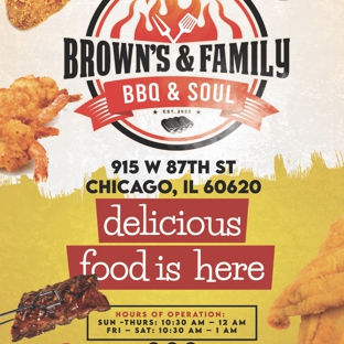 Brown's & Family BBQ & Soul - Chicago, IL