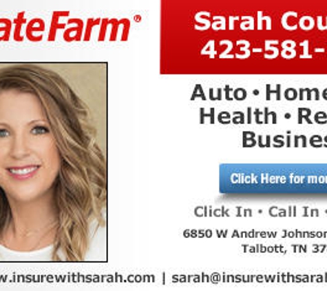 Sarah Coughlin - State Farm Insurance Agent - Talbott, TN