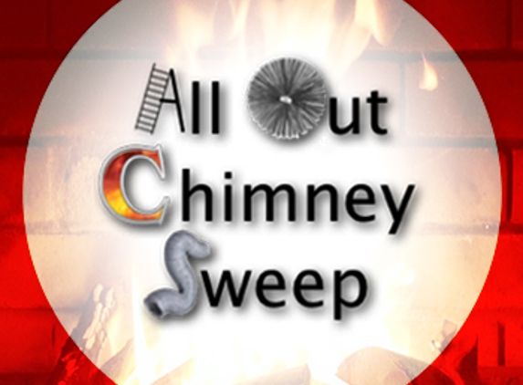 All Out Chimney Sweep - Charlotte, NC. All Out Chimney Sweep logo on background