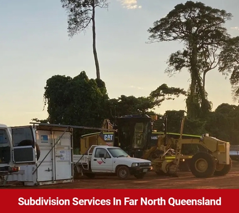 Cheshire Contractors Pty Ltd - Woree, QLD. Subdivision Services In Far North Queensland