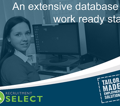 Recruitment Select - Shepparton, VIC. An extensive database of work ready staff.