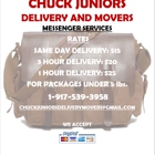 CHUCK JUNIORS DELIVERY AND MOVERS