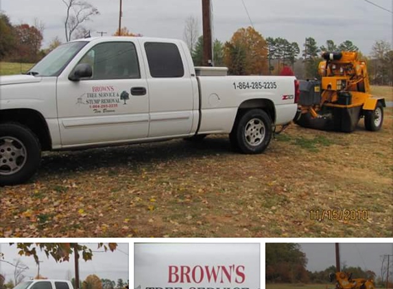BROWNS TREE SERVICE - Campobello, SC