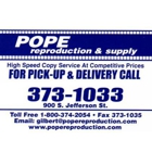 Pope Reproduction And Supply