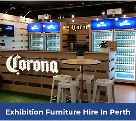 Advans Exhibition Services - Welshpool, WA. Exhibition Furniture Hire In Perth