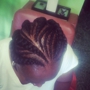 Purified African hair braiding
