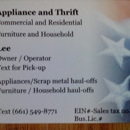 Appliance and Thrift - Used Major Appliances