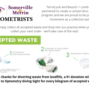 Somerville And Merrin Optometrists - Centenary Heights, QLD. We Are A Contact Lens Recycling Collection Point
