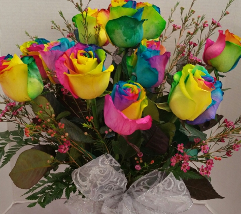 Central Florist - Albany, NY. Tye Dye Roses