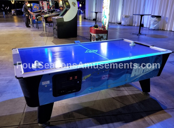 Four Seasons Amusements - Addison, IL. Air Hockey Game Rentals in Chicago IL and Suburbs