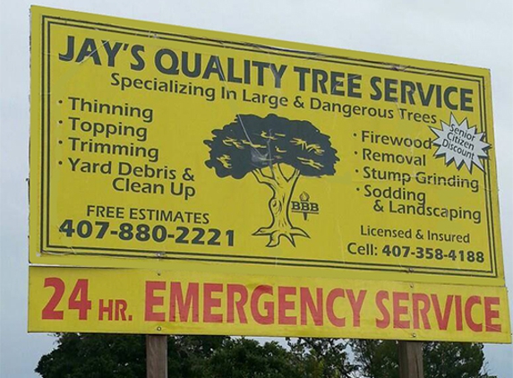 Jays Quality Tree Service - Orlando, FL