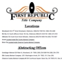 First Republic Title Company