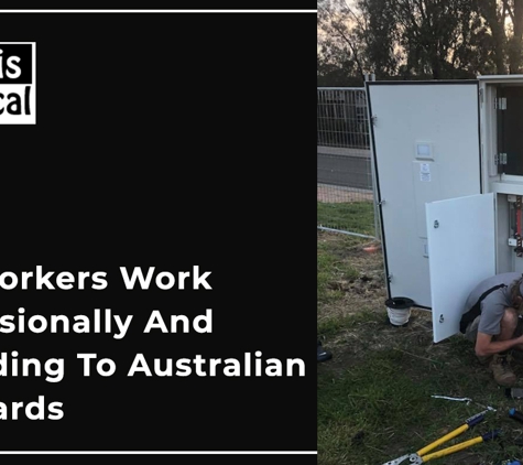 Rc Davis Electrical Pty Ltd - Kalimna, VIC. Our Workers Work Professionally And According To Australian Standards