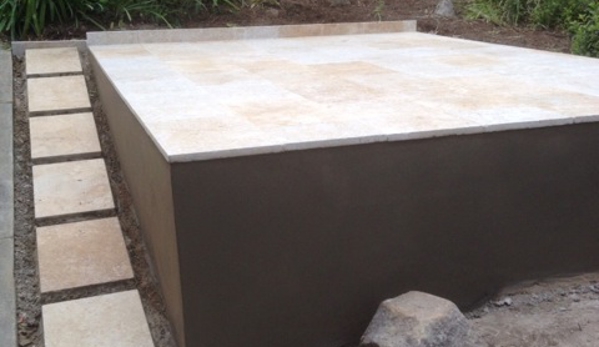 Grand Paving Pty Limited - Crows Nest, NSW. Grand Paving Rockery & Pathway Pool Area Surrounds