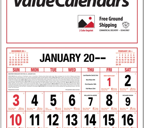 ValueCalendars.com, LLC - Gardner, MA