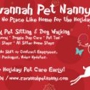 Savannah Pet Nanny