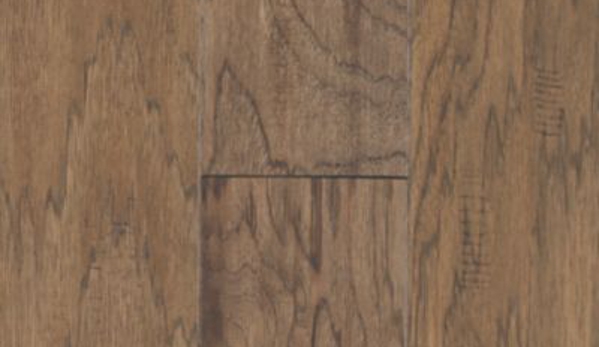 Advantage Carpet and Hardwood - Dalton, GA. Hand scraped and chattered distressed look flooring on a 3/8″x 5″ beautifully engineered hickory hardwood floor $1.88 sf while it last!