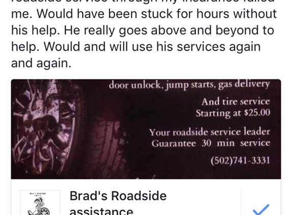 Brad's Roadside Assistance - Louisville, KY