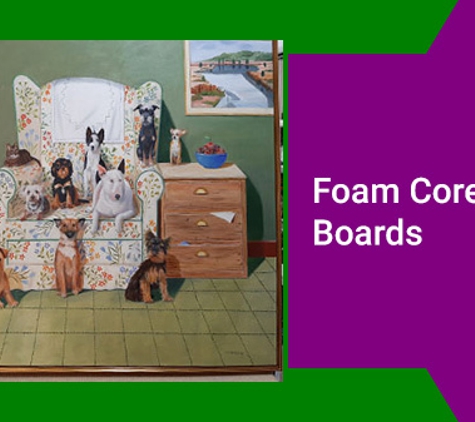 Work Of Art Picture Framing - Manning, WA. Foam Core Boards