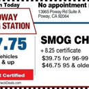 Poway Smog Station - Automobile Inspection Stations & Services