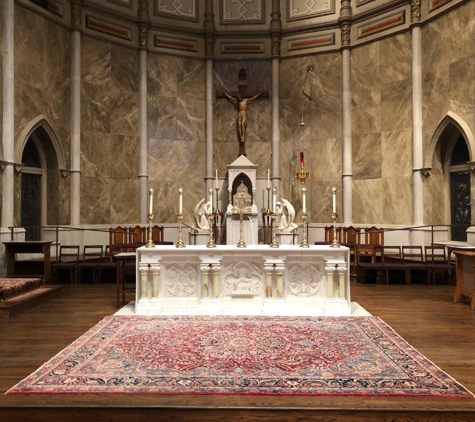 Nilipour Oriental Rugs - Birmingham, AL. Birmingham's Cathedral of Saint Paul selected a most exquisite and ornately designed Persian Yazd Oriental Rug to place before their alter. 