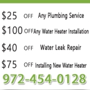 Water Heater Repair Allen - Plumbing Contractors-Commercial & Industrial