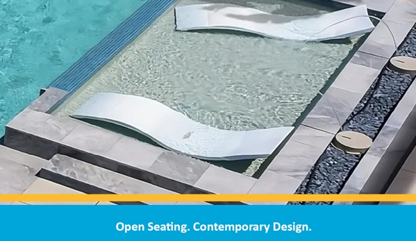 Leisure Pools Dubbo - Dubbo, NSW. Open Seating. Contemporary Design.