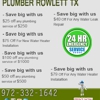 Plumber Rowlett TX gallery