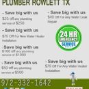 Plumber Rowlett TX - Plumbers