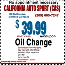 California Auto Sport - Auto Repair & Service