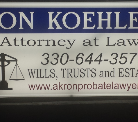 Ron Koehler, Probate Lawyer - Akron, OH