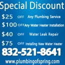 Plumbing of spring TX - Plumbers
